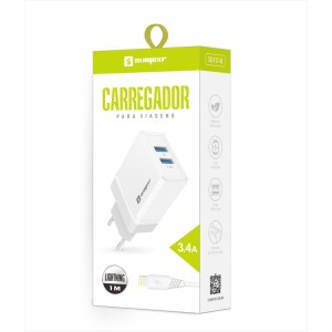 (SX-F17-I6) - Carregador De Parede + Cabo Lightning  [Caixa com 200 peças]
