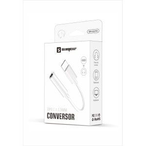 (SX-ZJ12) - Adaptador Usb Tipo C - [Caixa com 400 peças]
